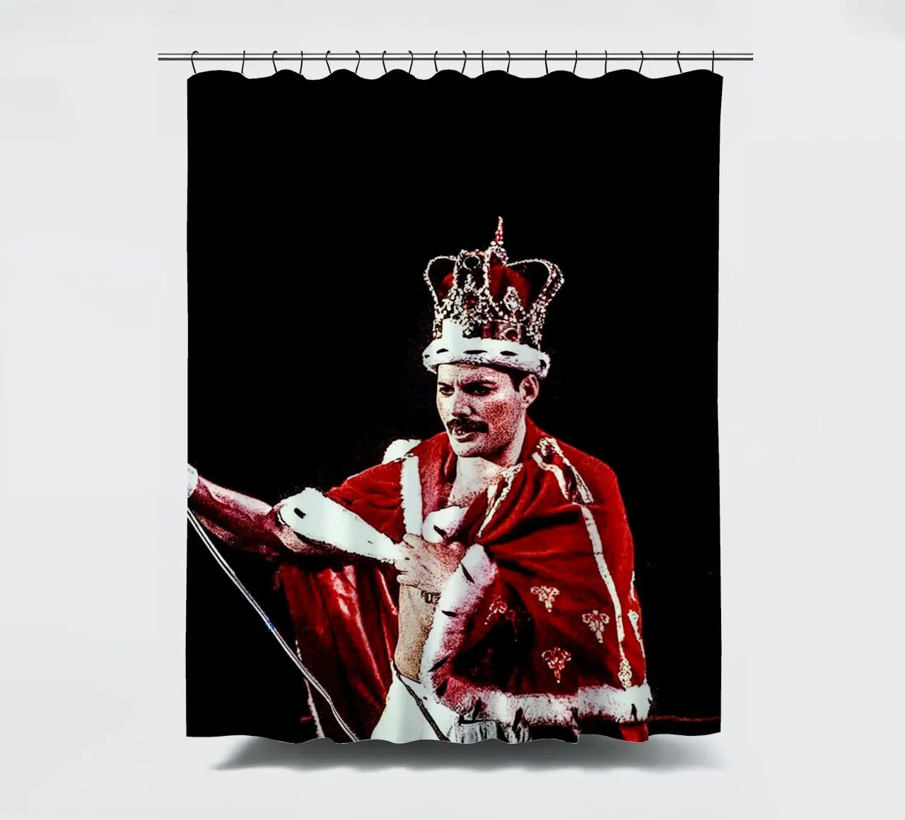 Freddie Mercury cortina de baño de vanhesling