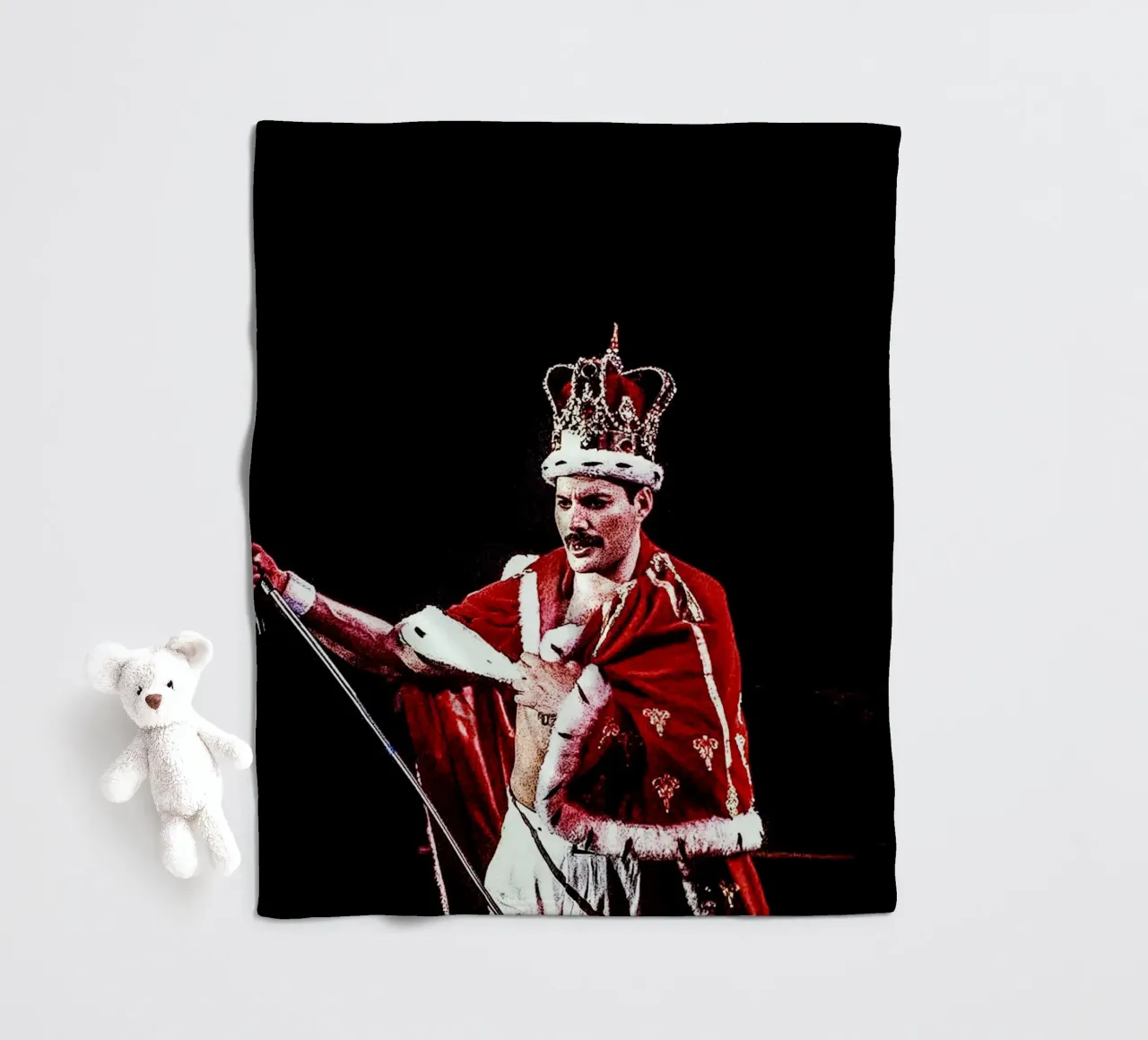Freddie Mercury coperta in pile da vanhesling