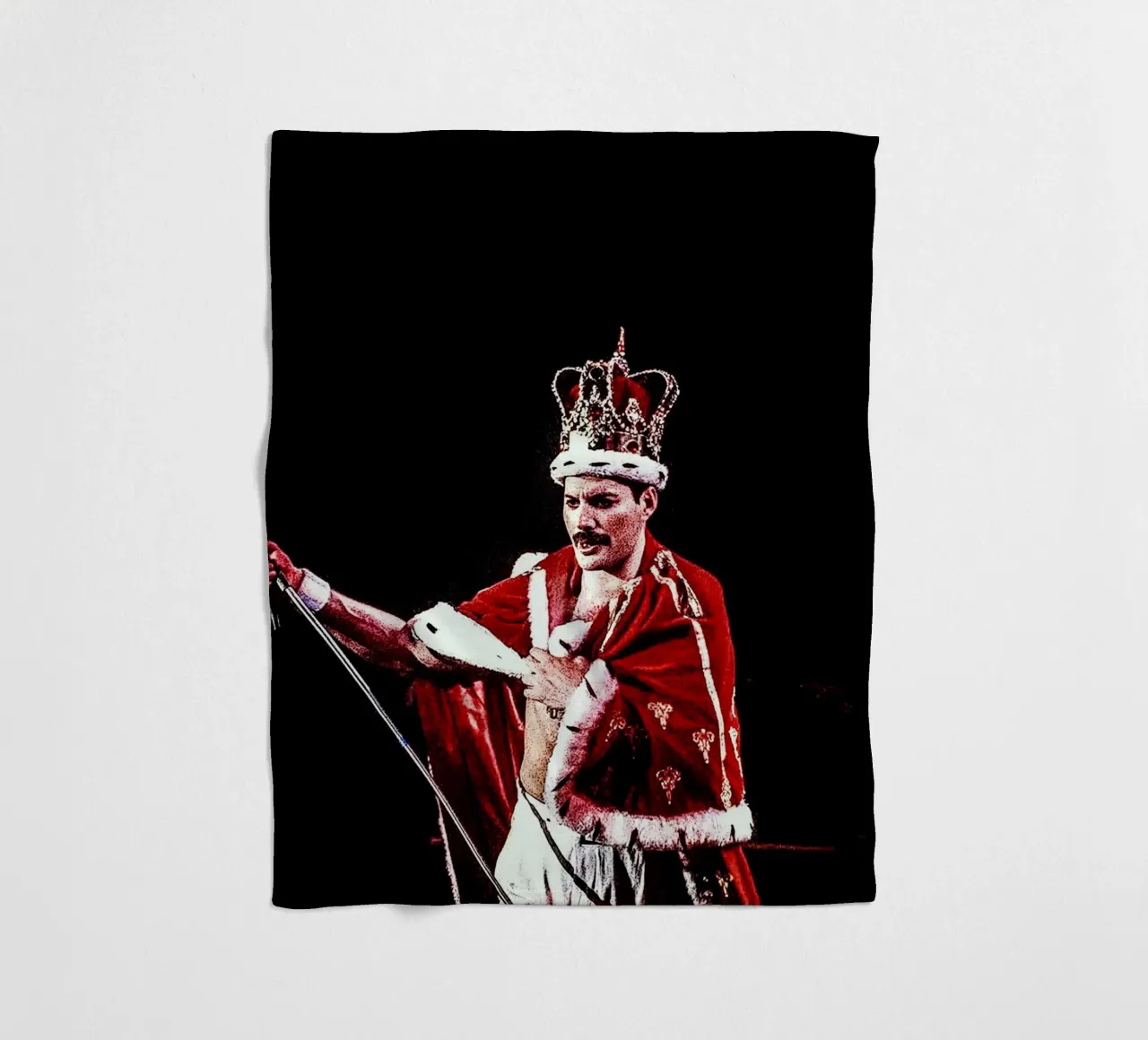 Freddie Mercury coperta in pile da vanhesling