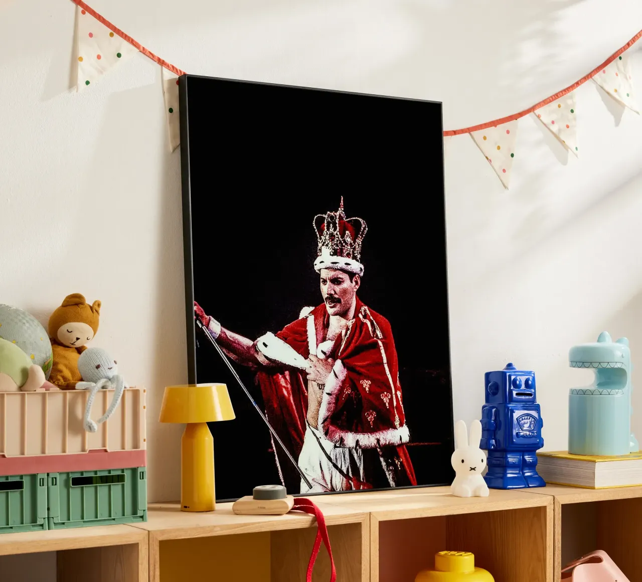 Freddie Mercury alluminio dibond da vanhesling