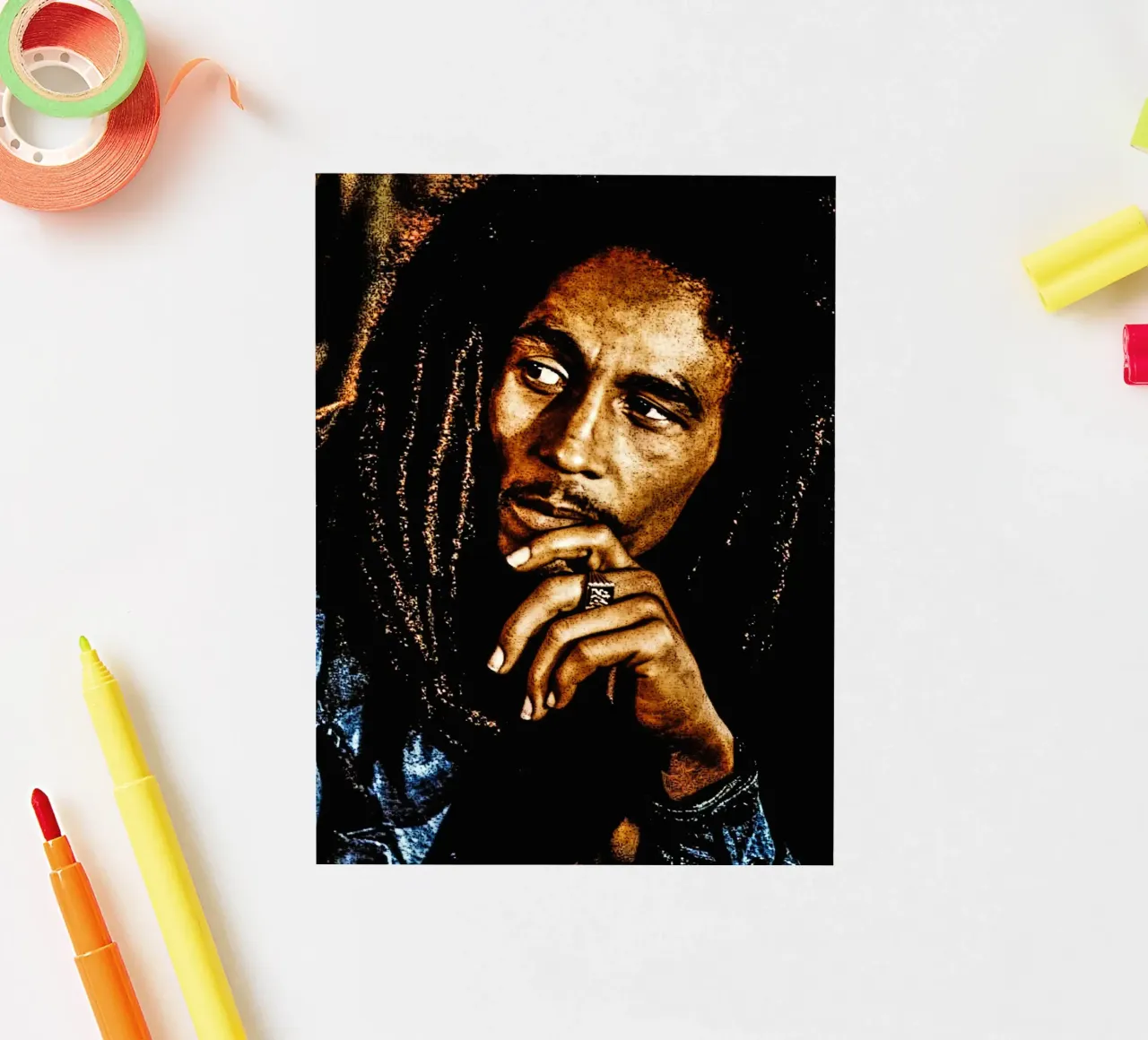 bob marley sticker by vanhesling