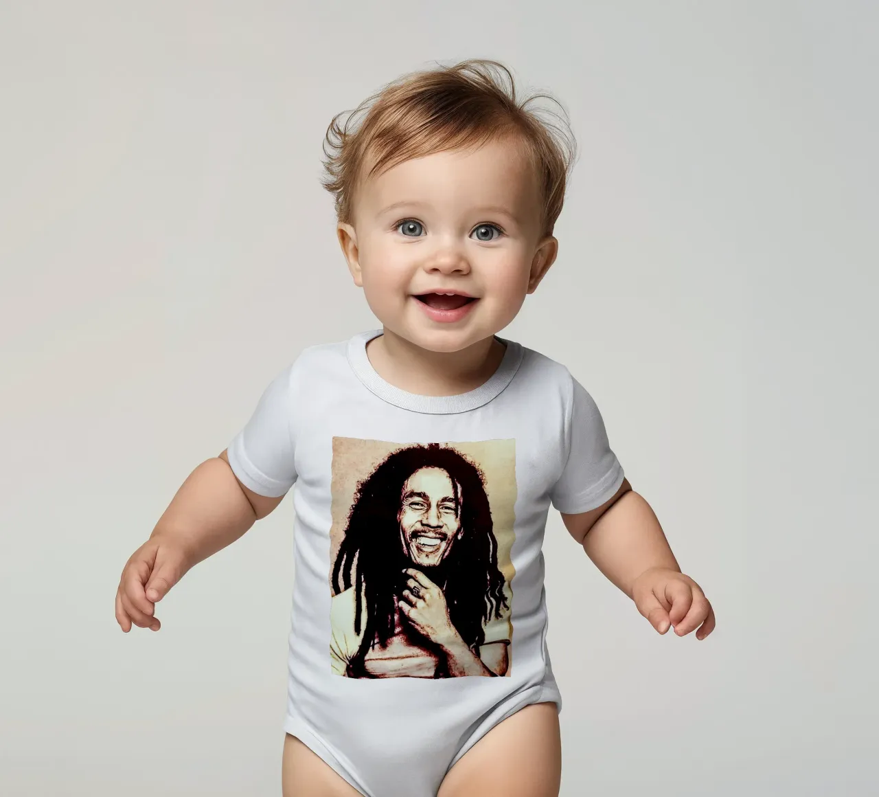 bob marley body neonato maniche corte da vanhesling