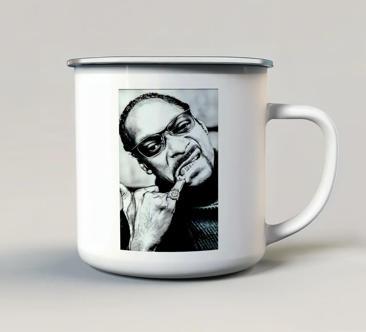 snoop dogg tazza in smalto da vanhesling