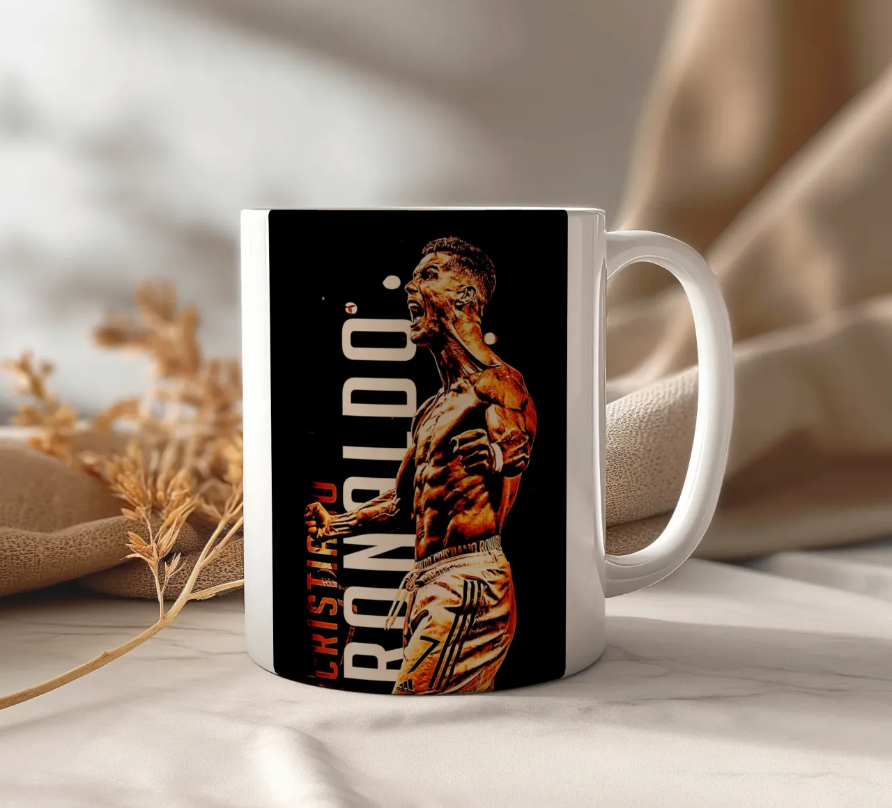 Cristiano Ronaldo tazza in ceramica da ontoseno