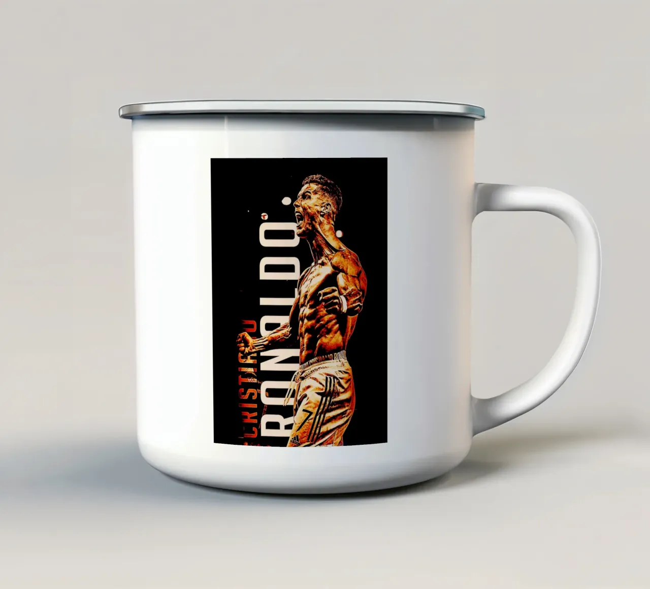 Cristiano Ronaldo tazza in smalto da ontoseno