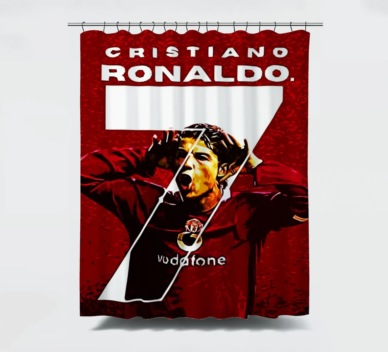 Cristiano Ronaldo 4 tenda da doccia da ontoseno