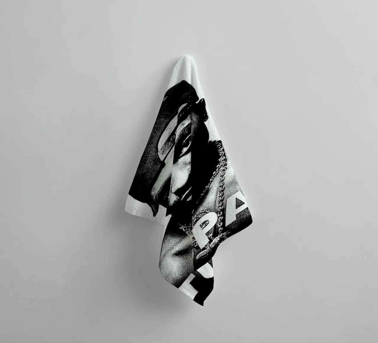 Tupac Shakur towel by vanhesling
