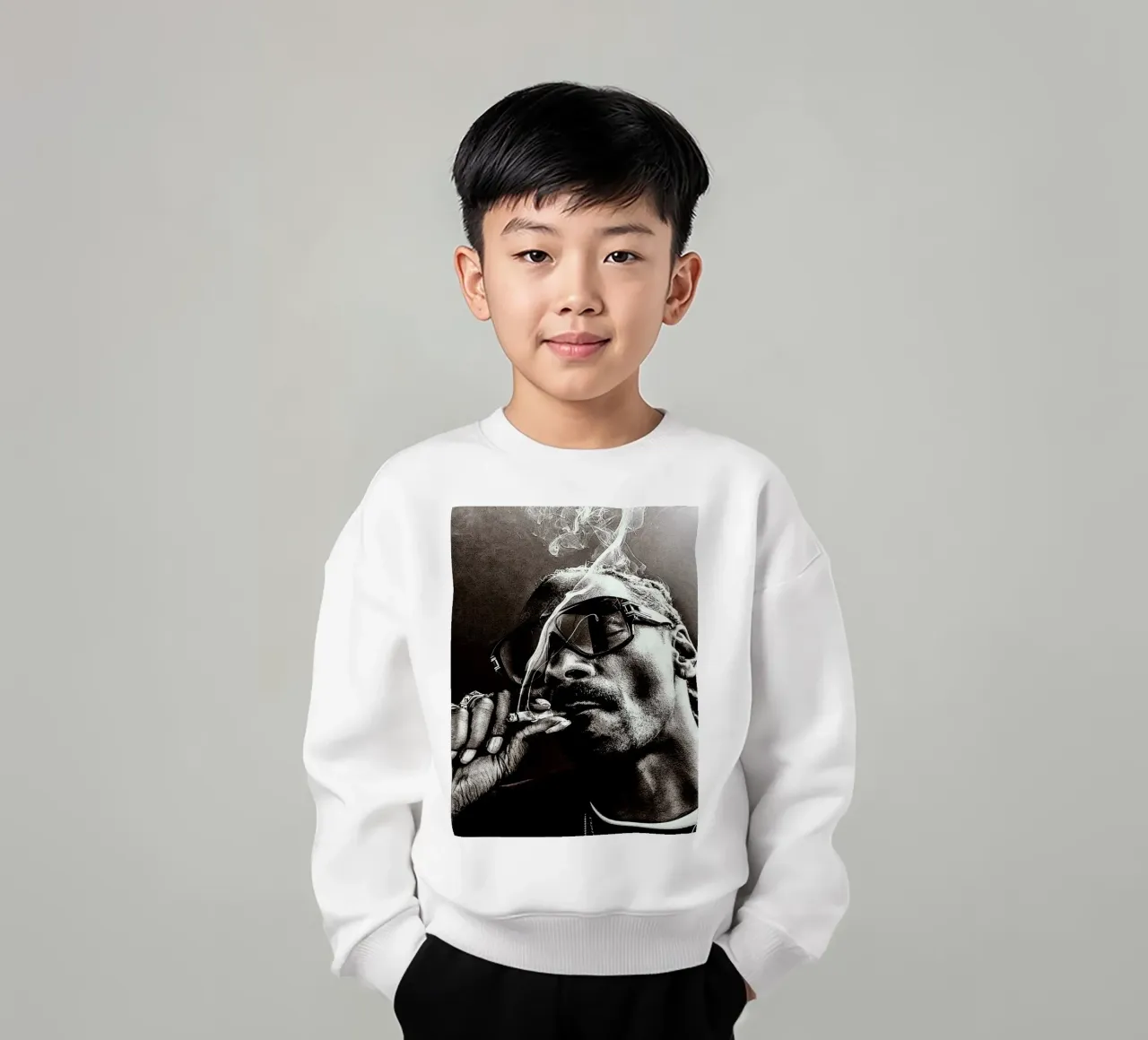 snoop dog felpa bambino da vanhesling