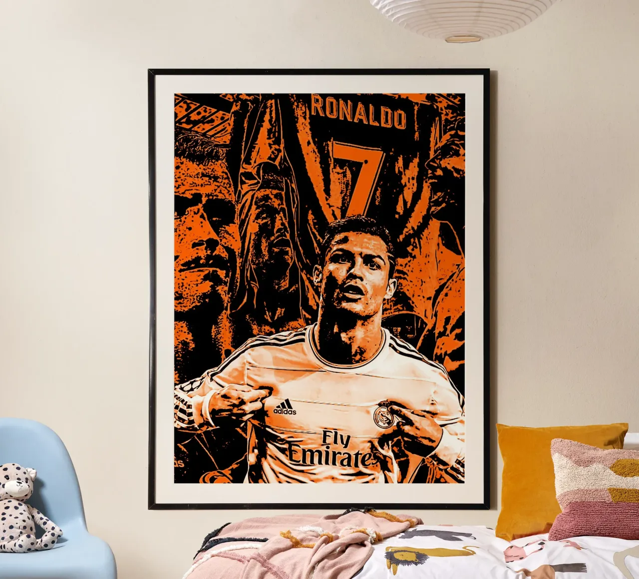 Cristiano Ronaldo goat 4 carta hahnemühle da ontoseno