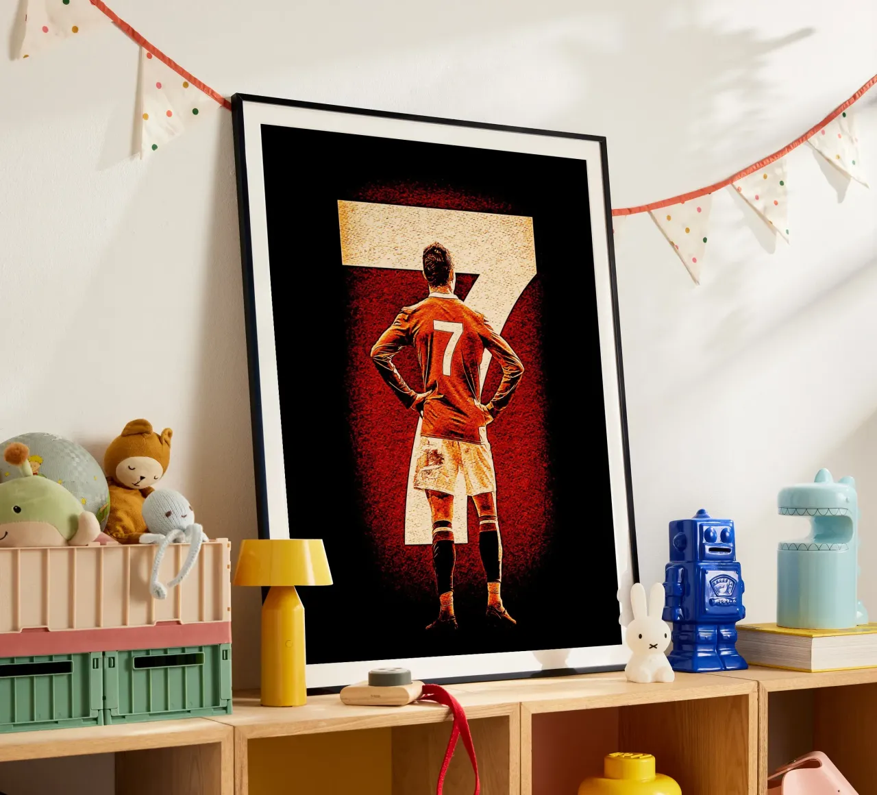 Cristiano Ronaldo goat 2 poster con telaio in plastica da ontoseno
