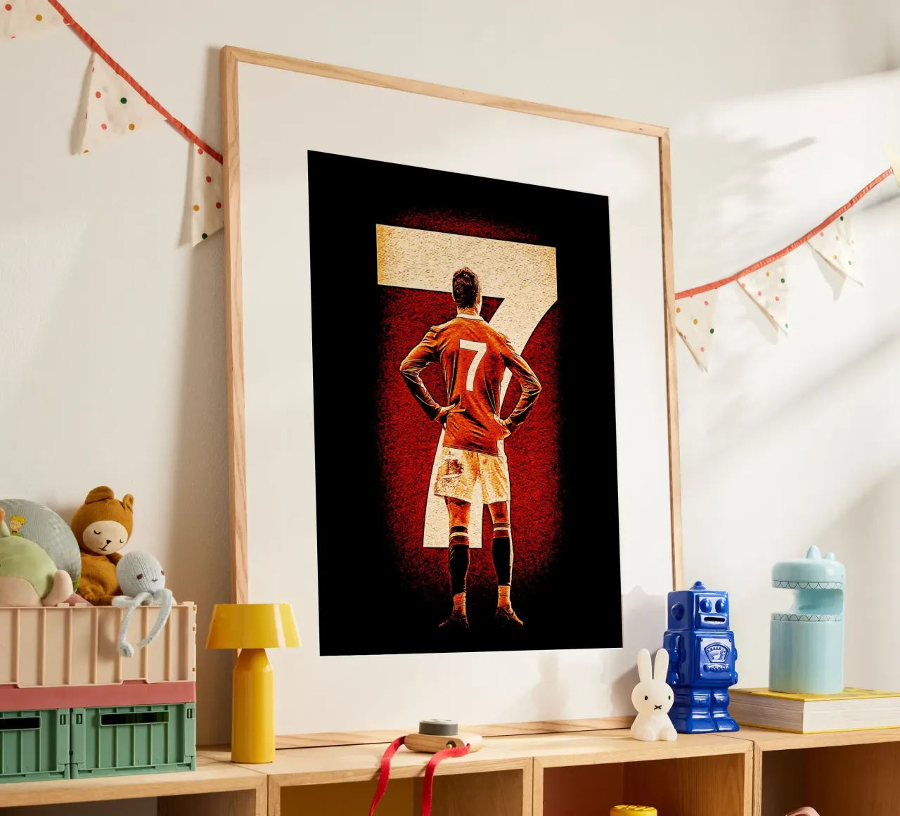 Cristiano Ronaldo goat 2 poster con telaio in plastica da ontoseno