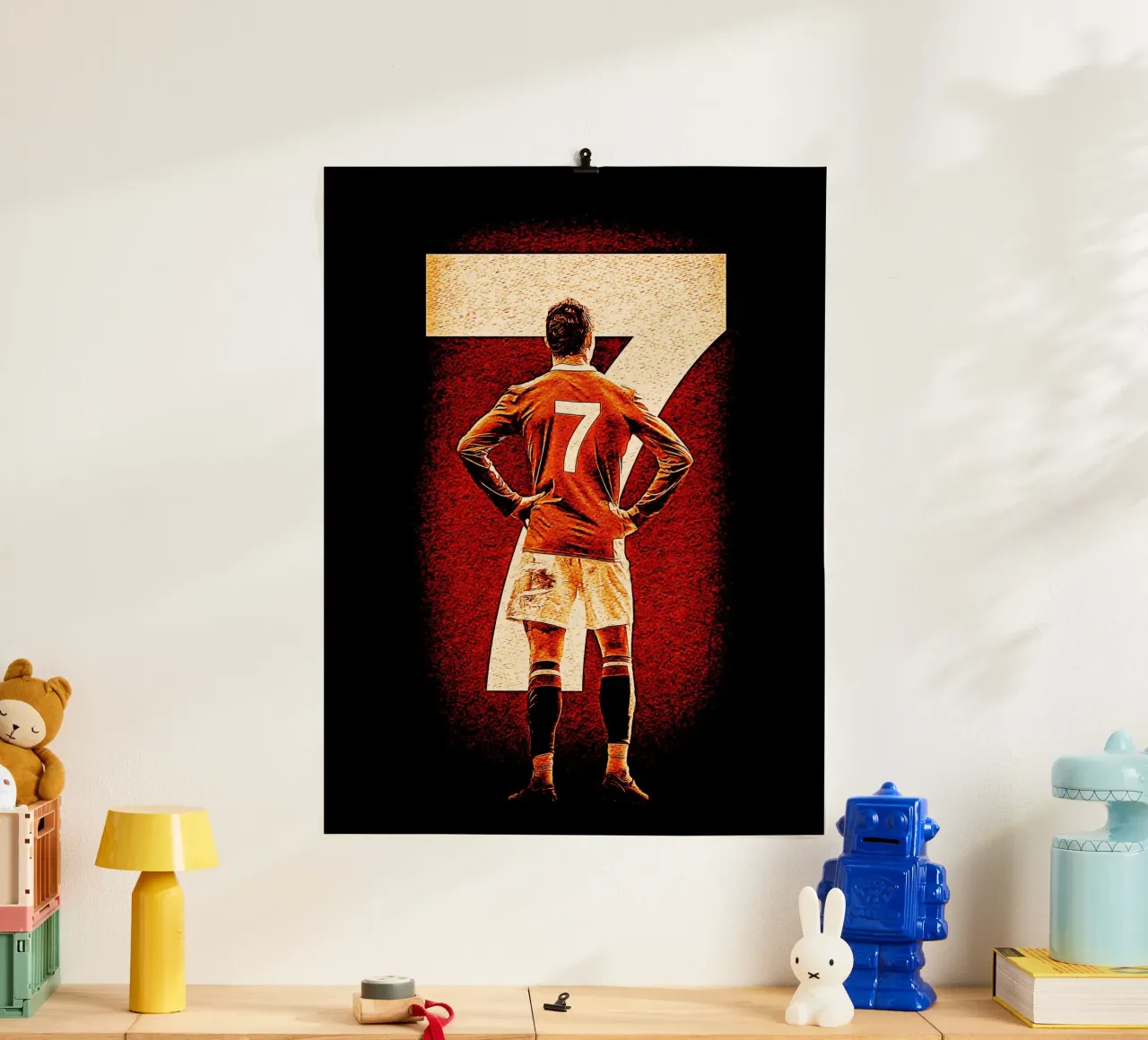 Cristiano Ronaldo goat 2 poster con telaio in plastica da ontoseno