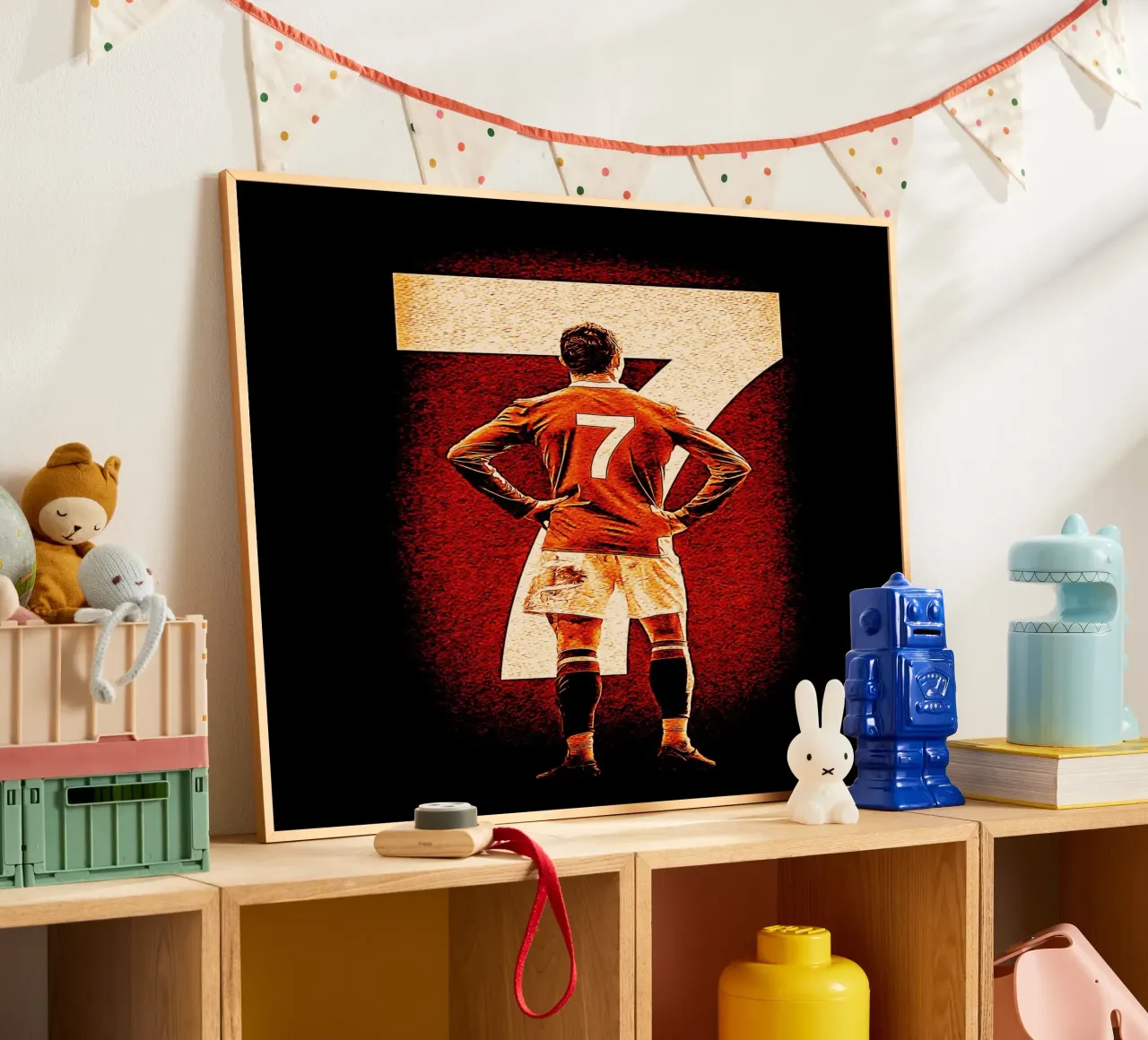 Cristiano Ronaldo goat 2 poster con telaio in plastica da ontoseno