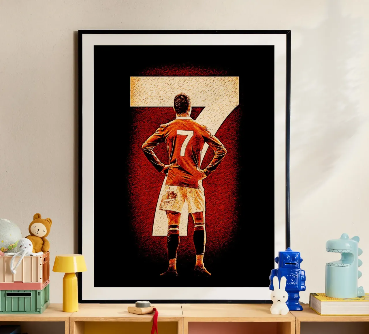 Cristiano Ronaldo goat 2 poster con telaio in plastica da ontoseno
