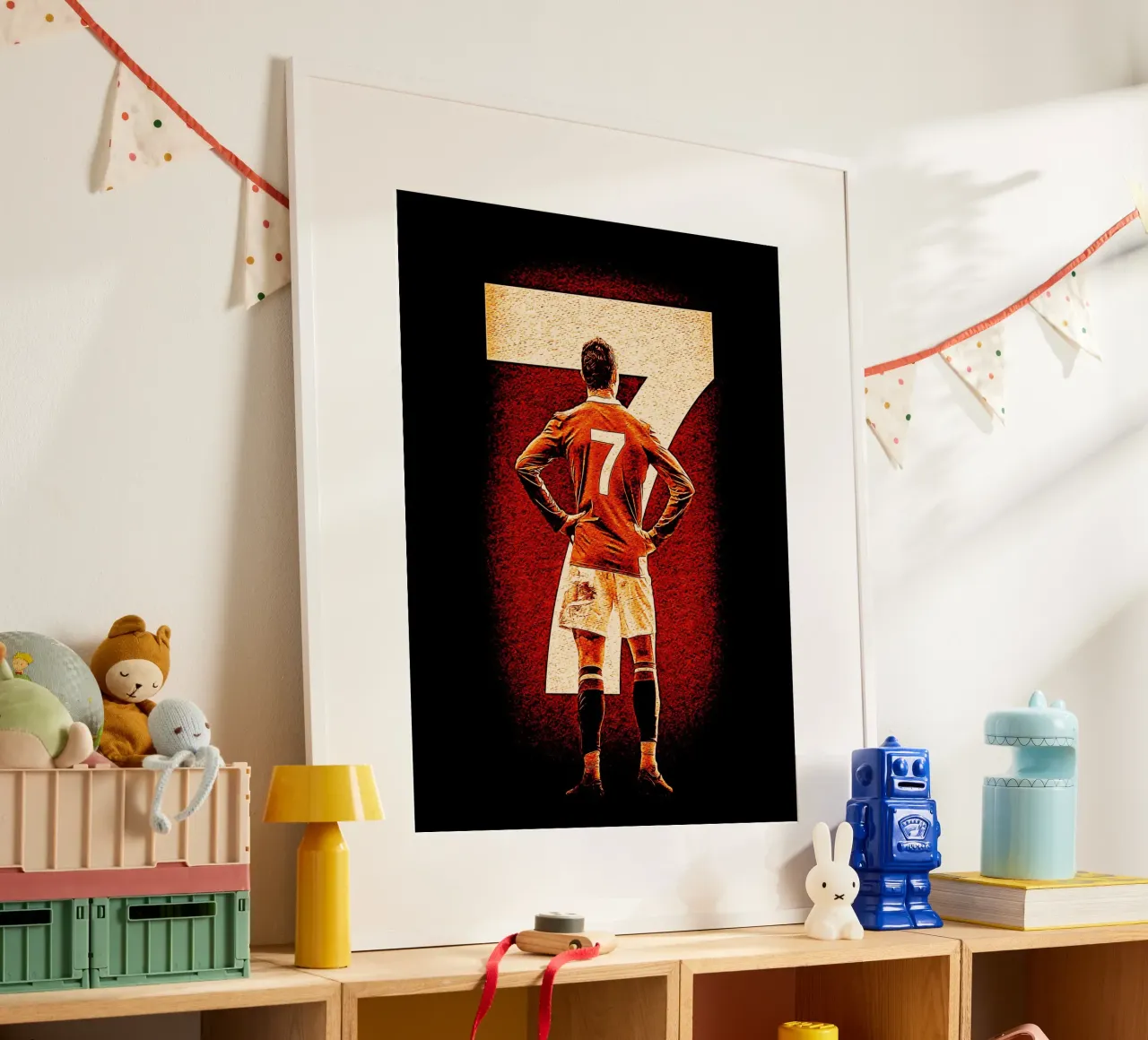 Cristiano Ronaldo goat 2 poster con telaio in plastica da ontoseno