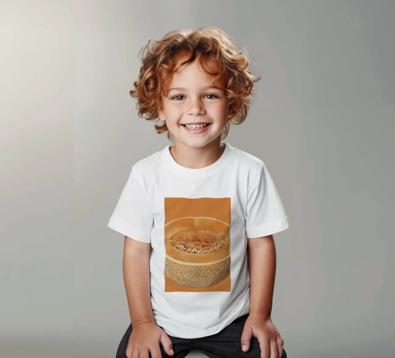 Melon Drip | Press Play Art Print Remix t-shirt bambini da Press Play Art Prints