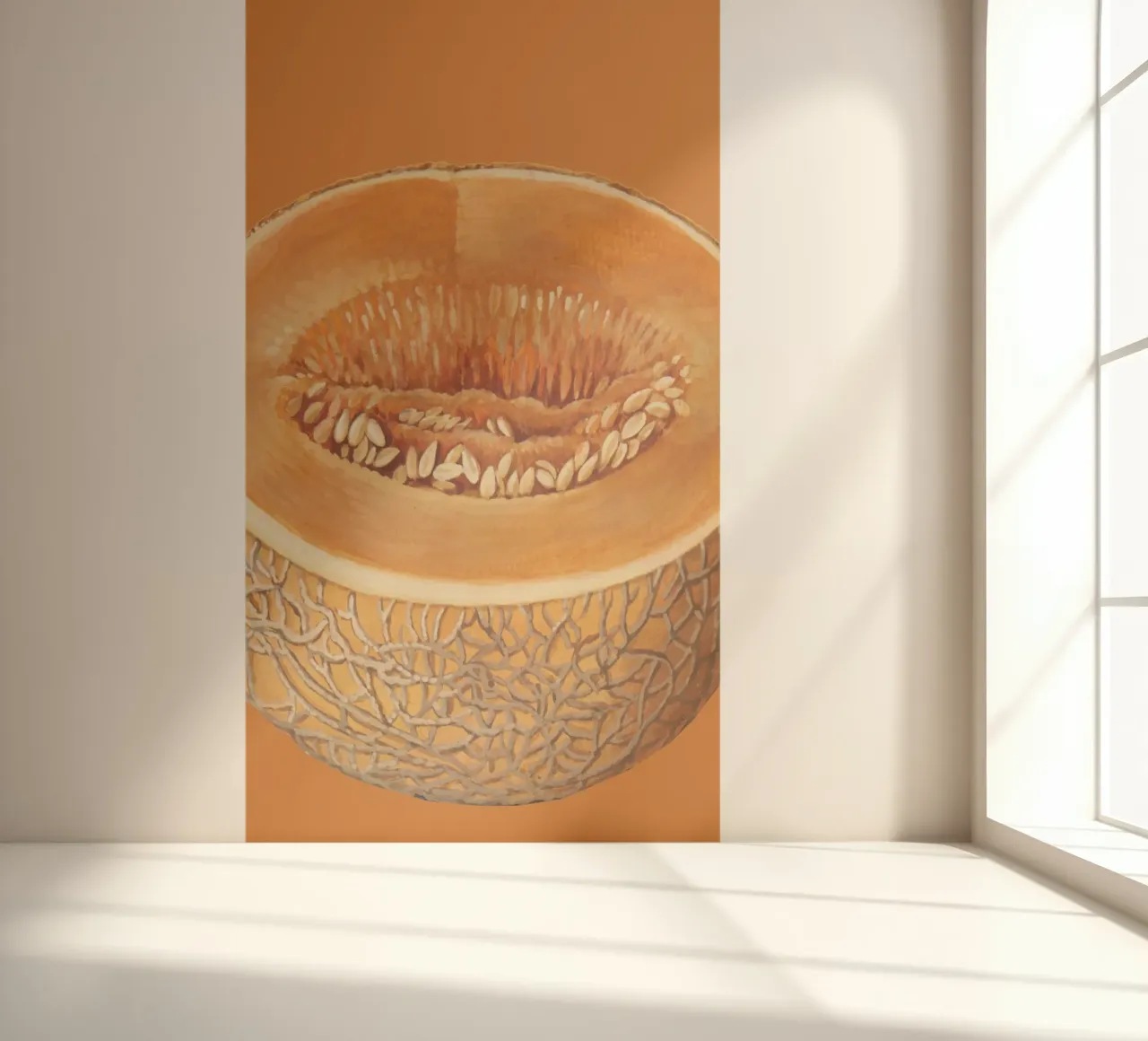 Melon Drip | Press Play Art Print Remix photo wallpaper by Press Play Art Prints
