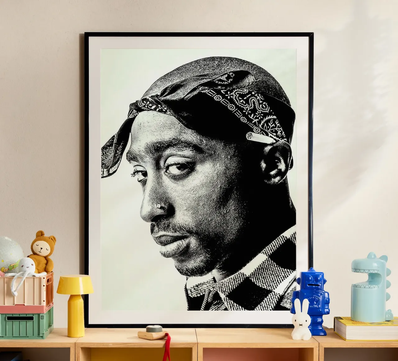 Tupac Shakur carta hahnemühle da vanhesling