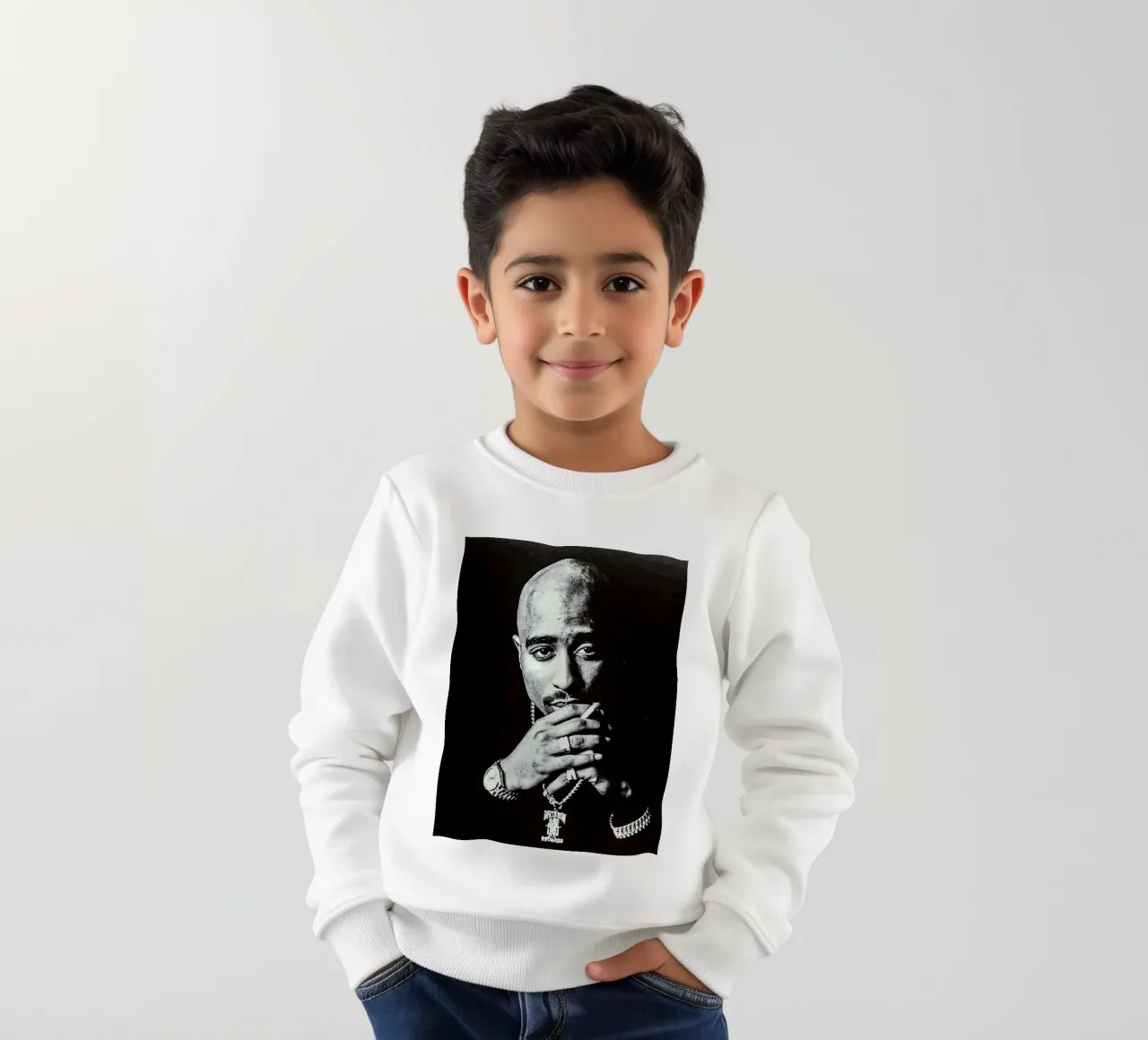 Tupac Shakur felpa bambino da vanhesling