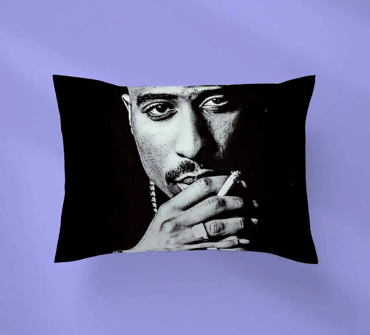 Tupac Shakur cuscino da vanhesling