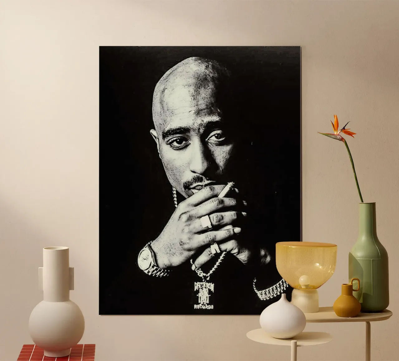 Tupac Shakur carta hahnemühle da vanhesling