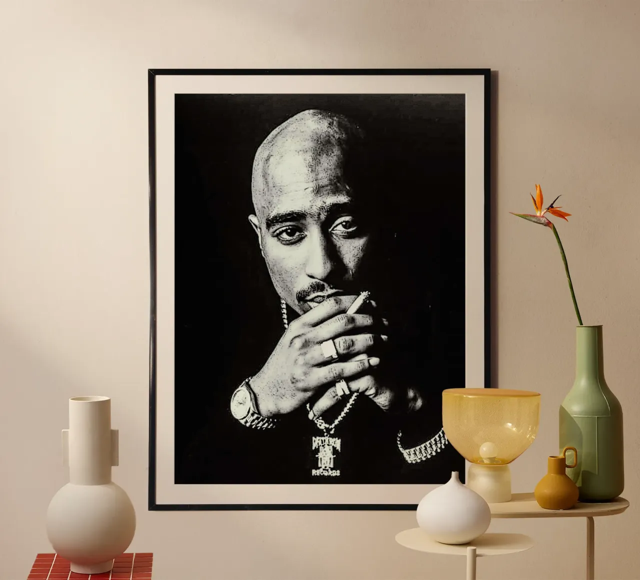 Tupac Shakur carta hahnemühle da vanhesling