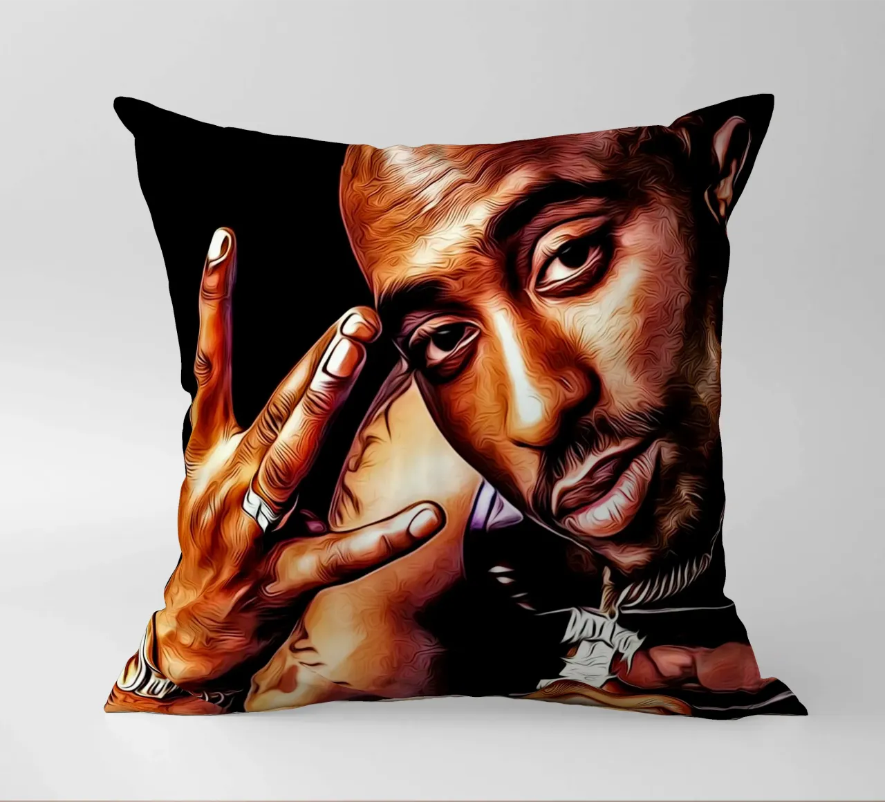 Tupac Shakur cuscino da vanhesling
