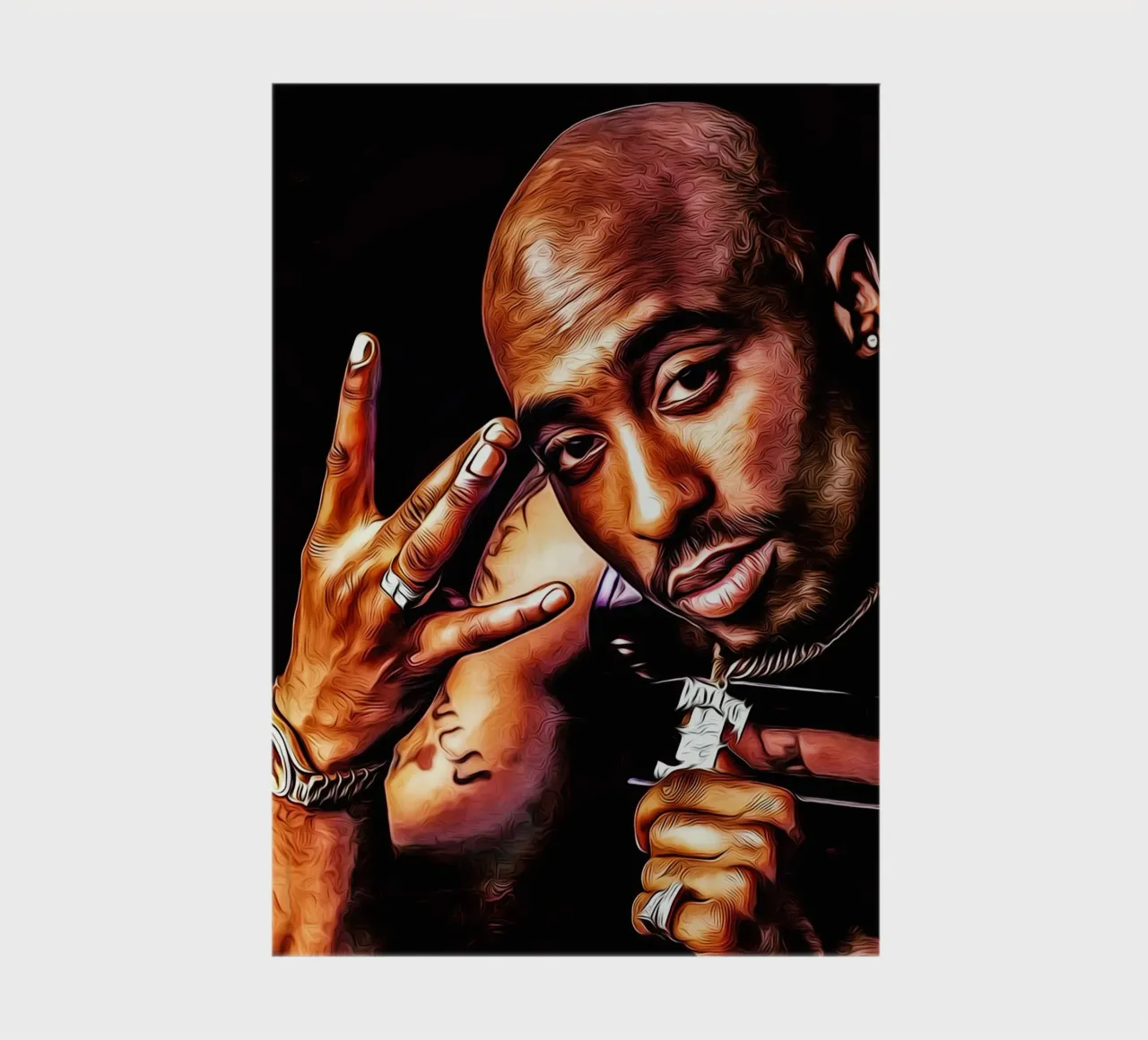 Tupac Shakur notebook by vanhesling