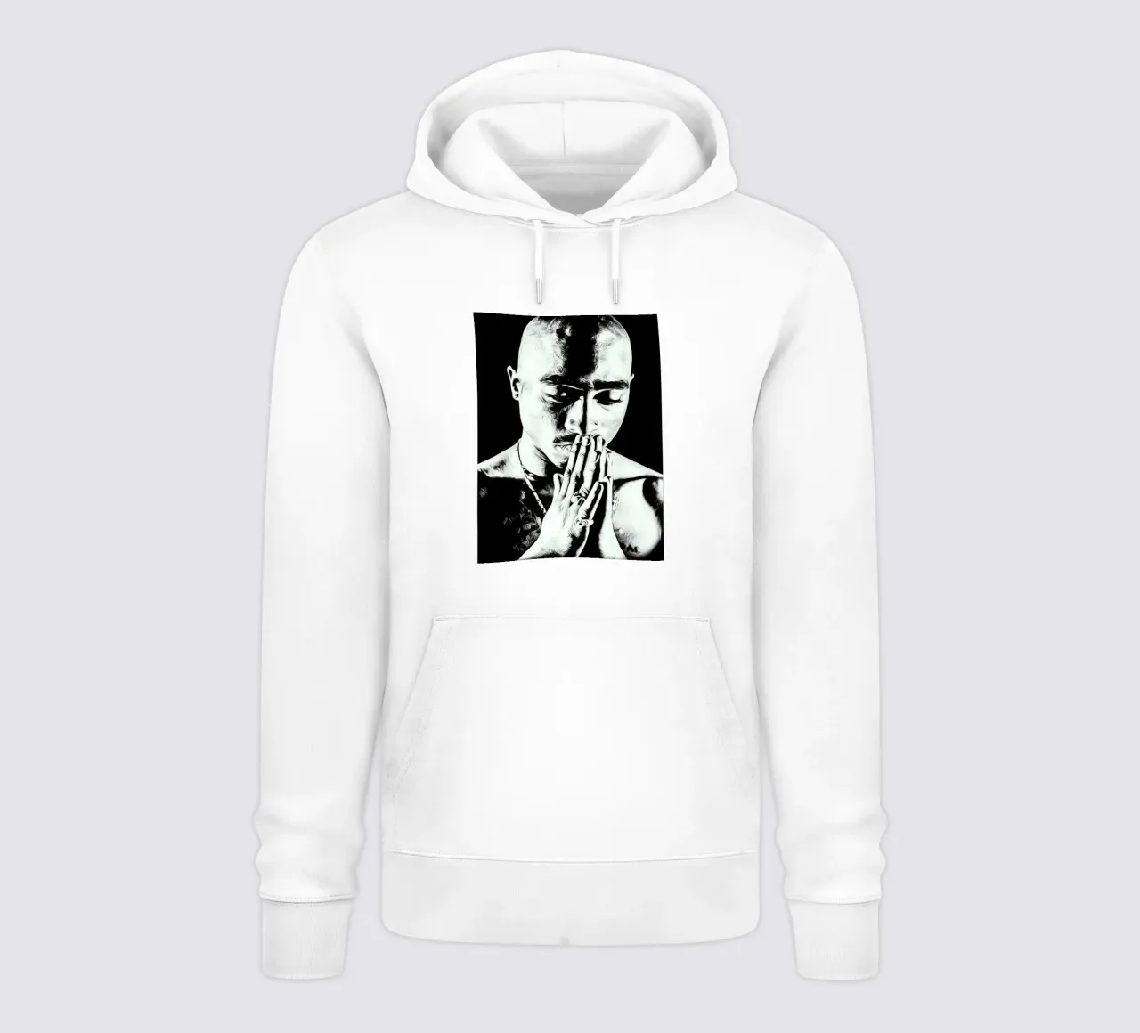 Tupac Shakur felpa con cappuccio da vanhesling