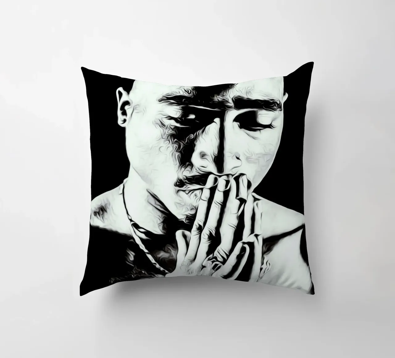 Tupac Shakur cuscino da vanhesling