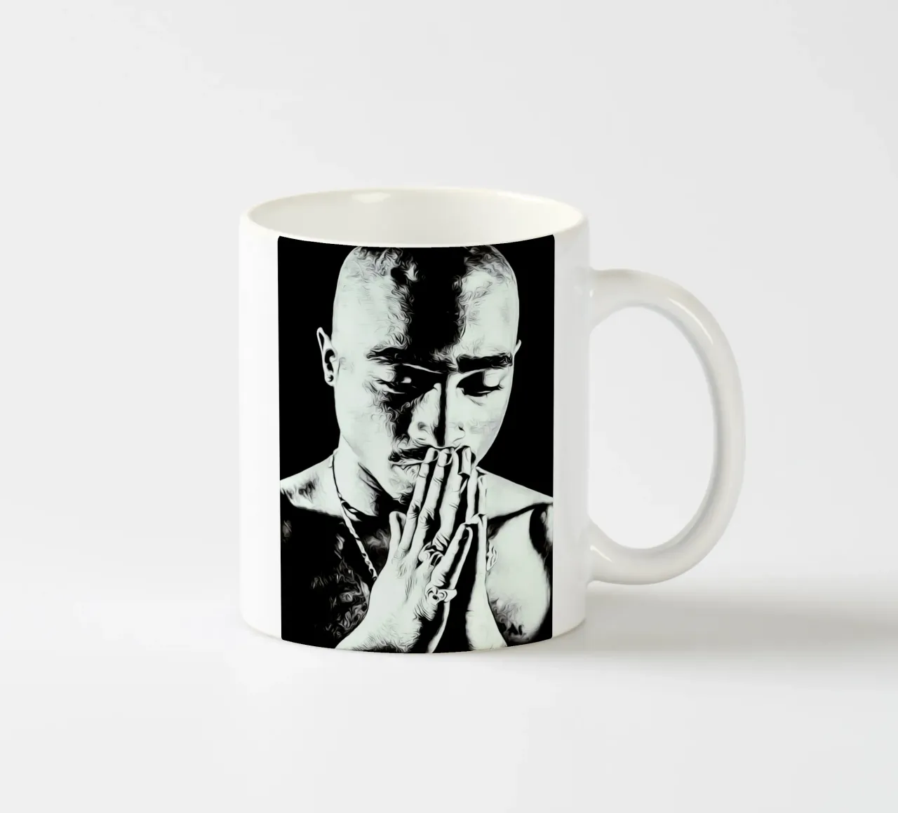 Tupac Shakur tazza in ceramica da vanhesling