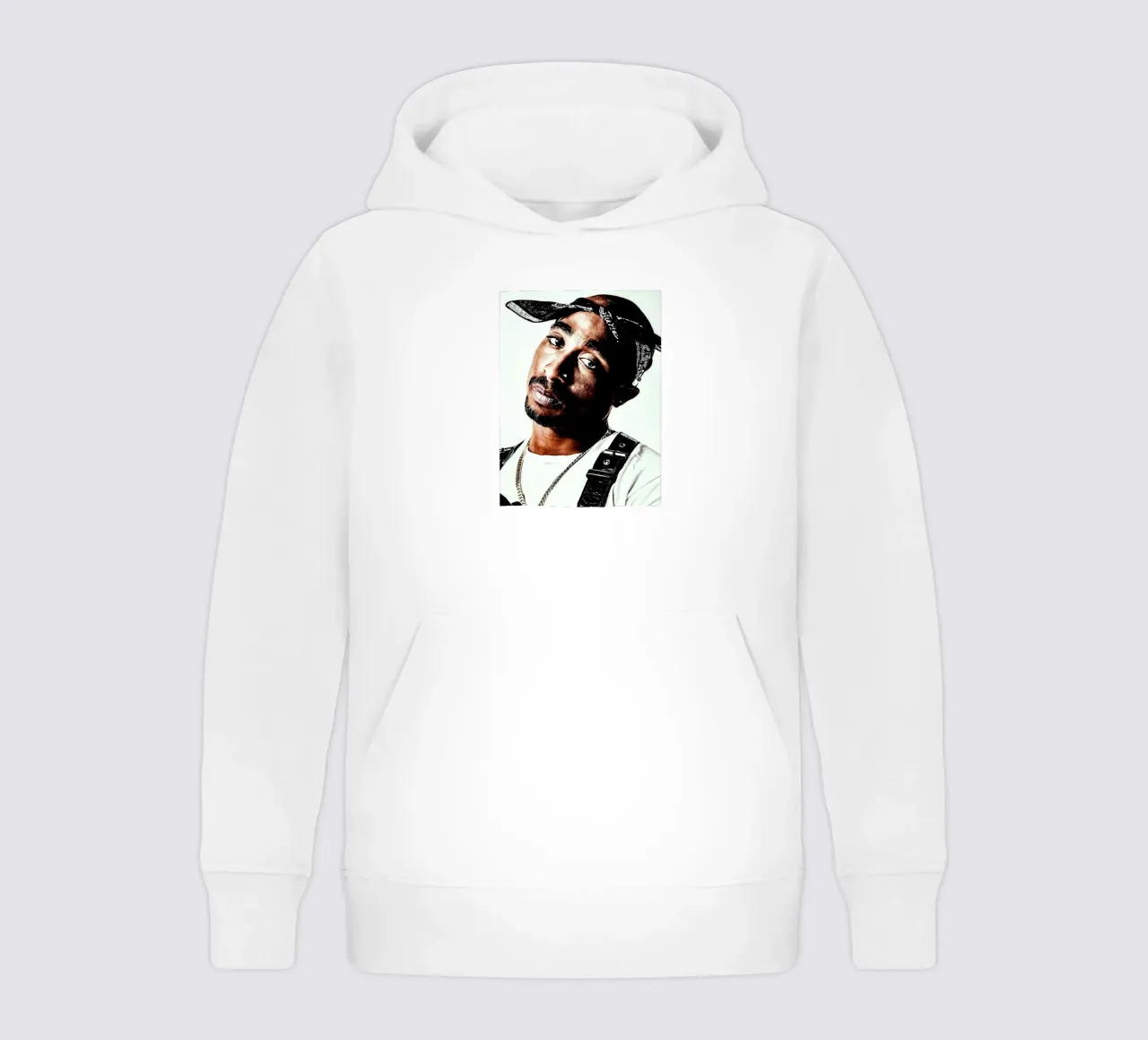 Tupac Shakur felpa bambino con cappuccio da vanhesling