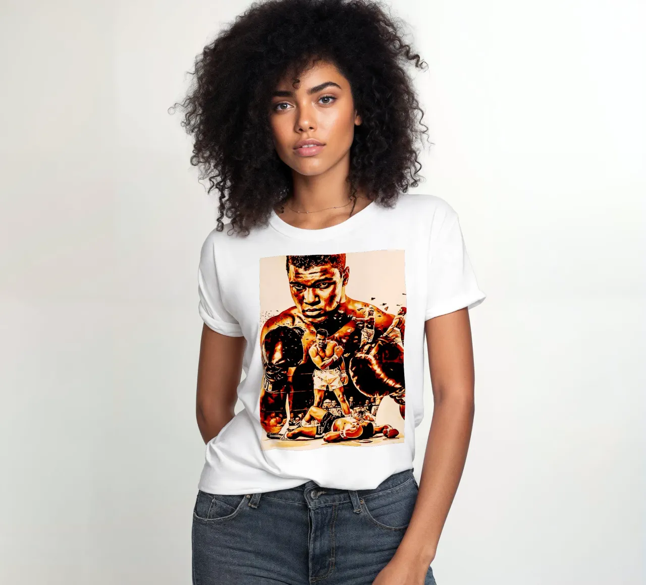 i più grandi pugili di tutti i tempi 2 t-shirt da donna da ontoseno