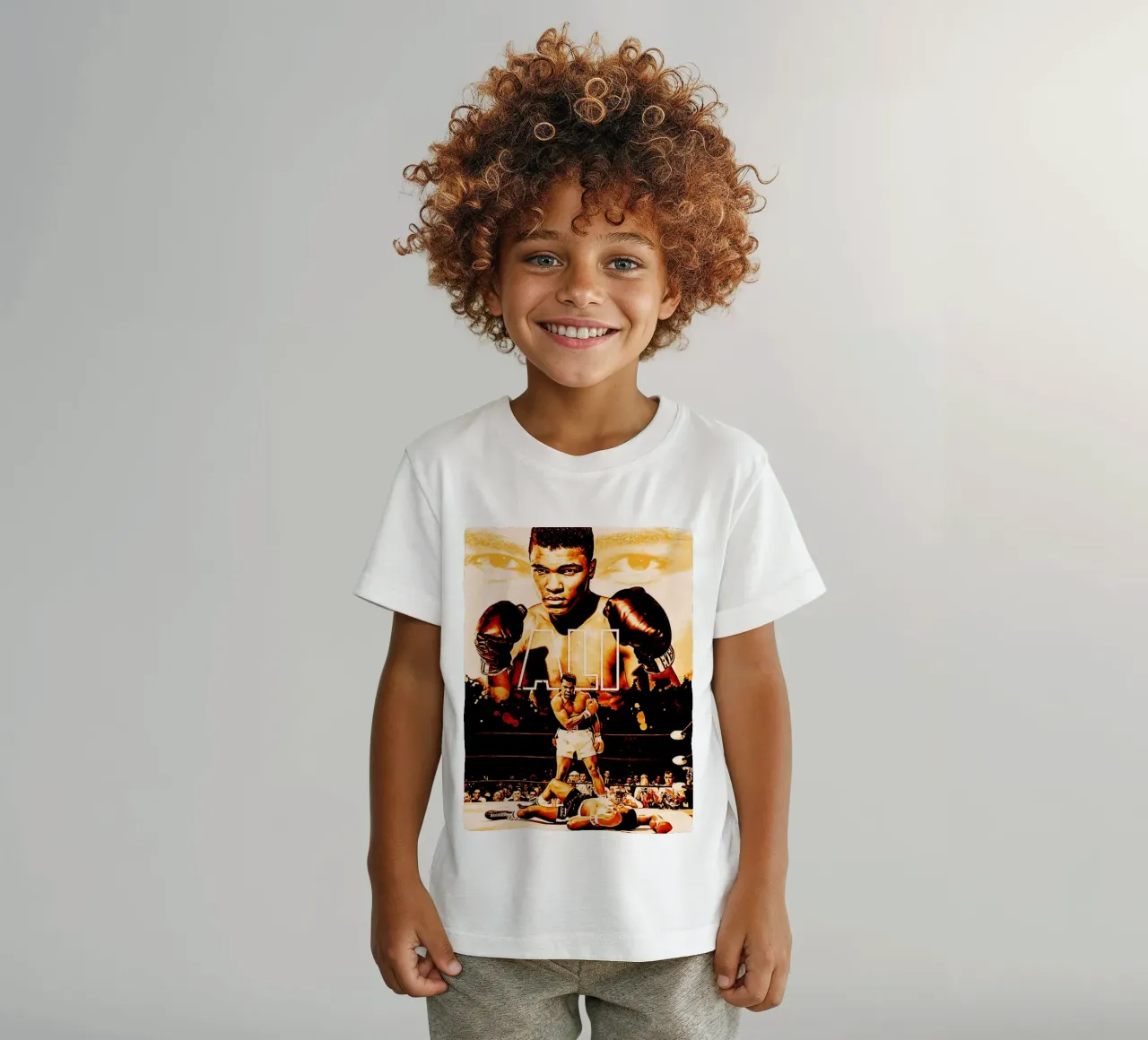 i più grandi pugili di tutti i tempi 4 t-shirt bambini da ontoseno