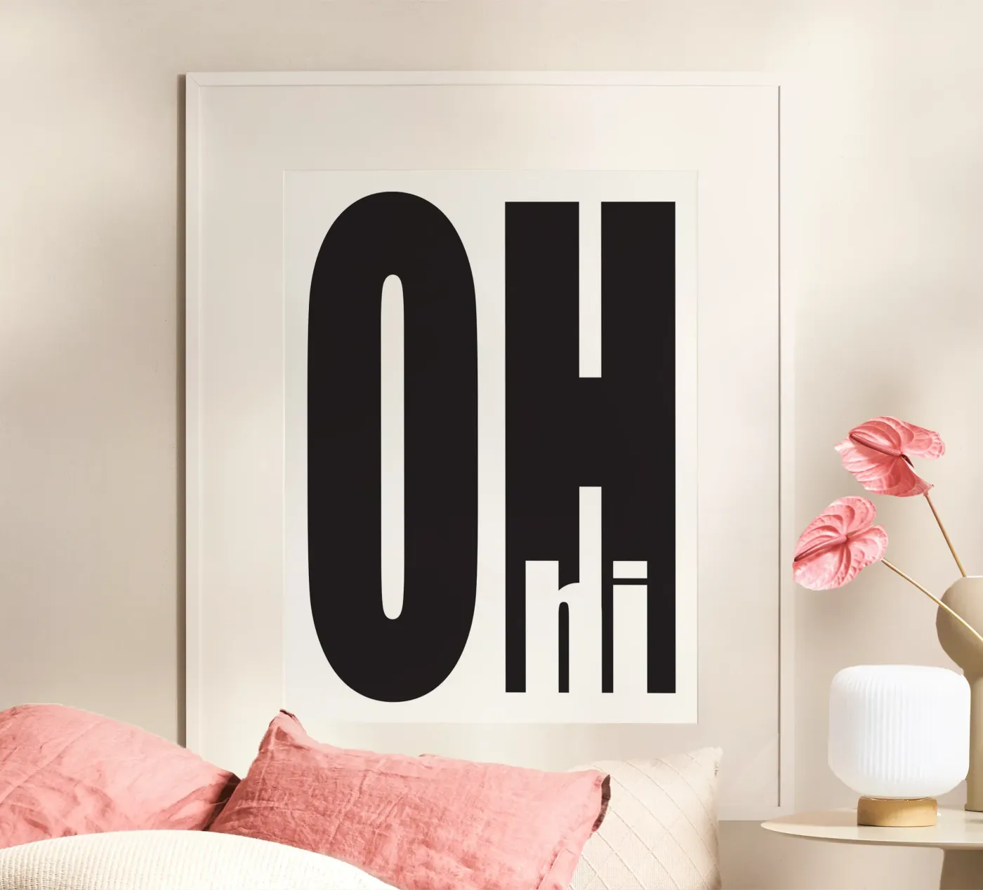 Oh hi poster da Form&Font