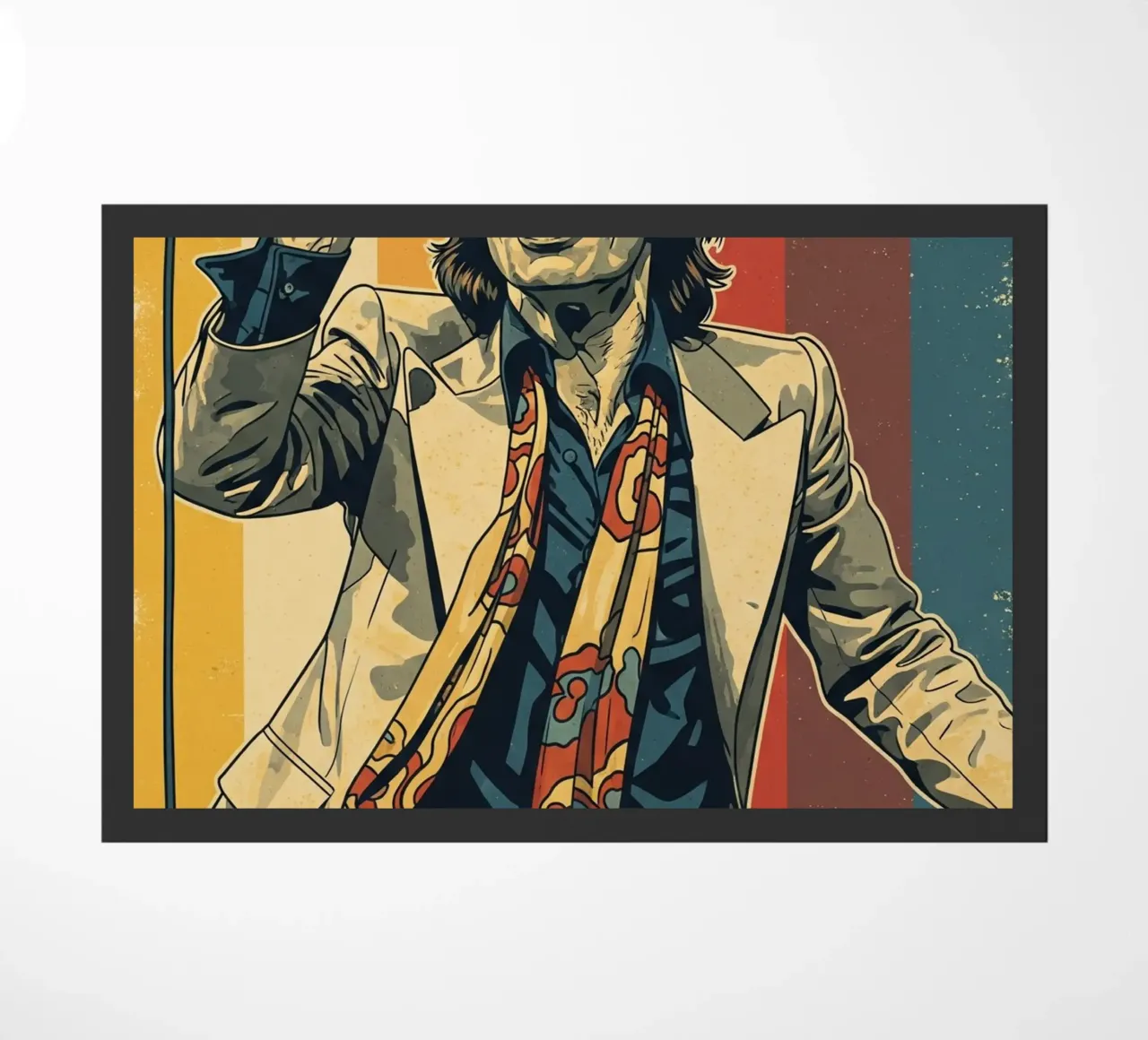 Mick Jagger vintage style zerbino da Lembayung art