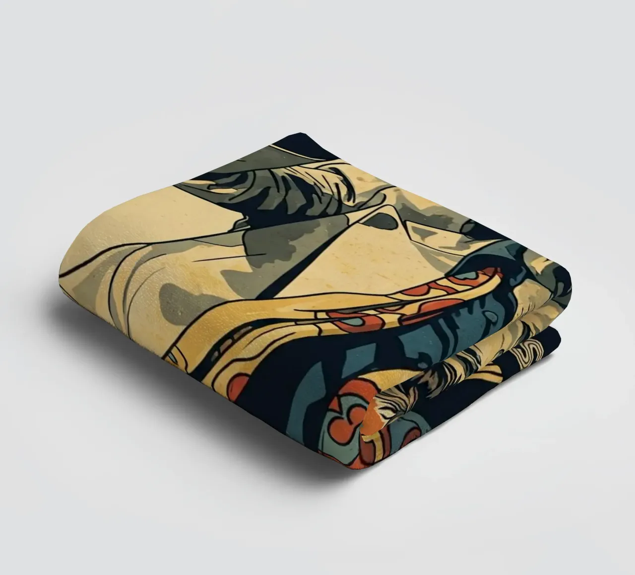 Mick Jagger vintage style asciugamano da bagno da Lembayung art