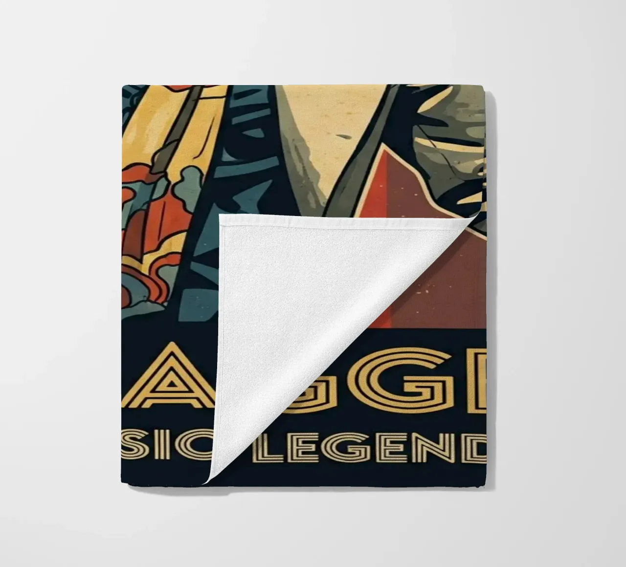 Mick Jagger vintage style telo mare da Lembayung art