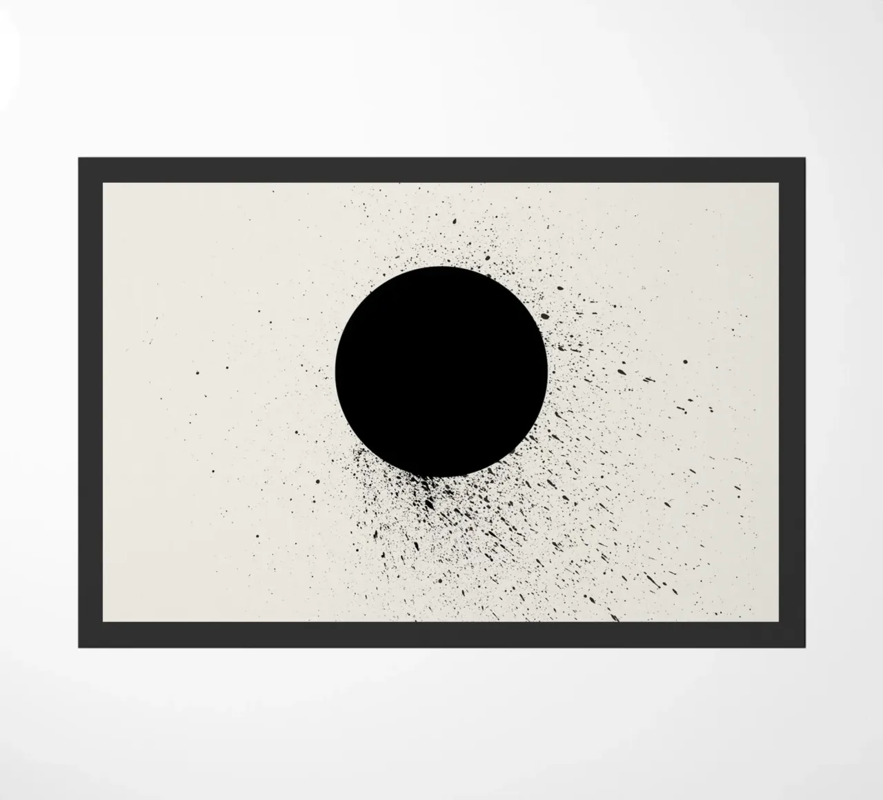 Leegte deurmat van Rose Beck Art