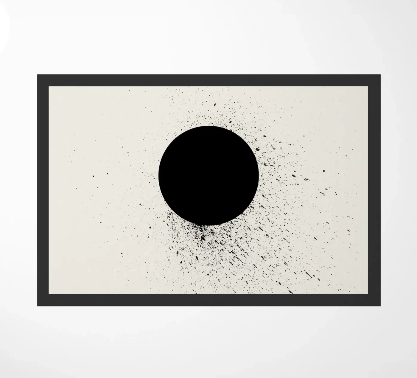 Leegte deurmat van Rose Beck Art