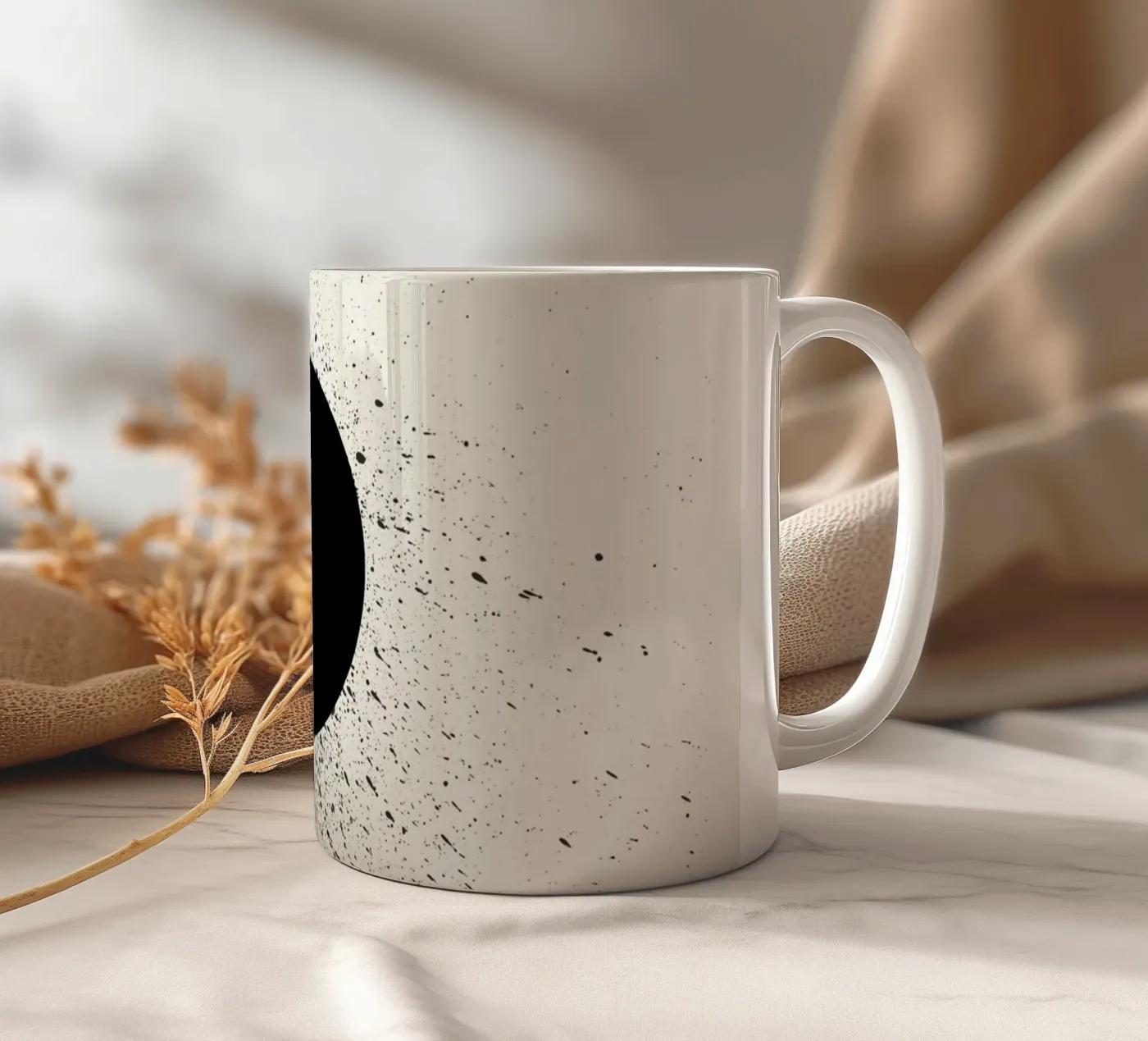 Void ceramic mug by Rose Beck Art