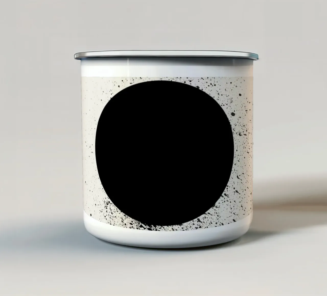 Vuoto tazza in smalto da Rose Beck Art