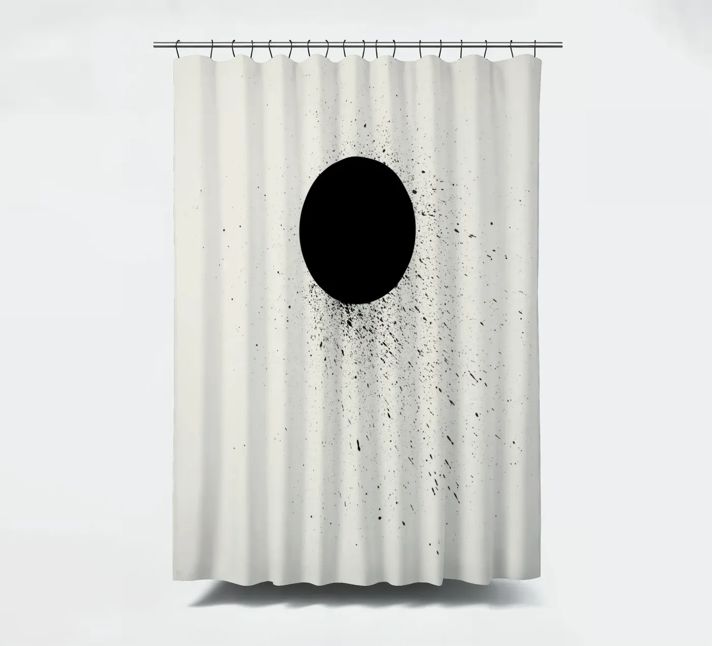 Leegte douchegordijn van Rose Beck Art