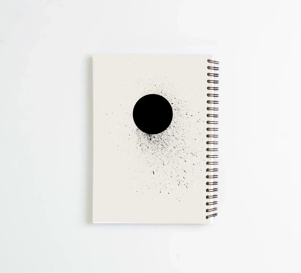 Void spiral notebook by Rose Beck Art