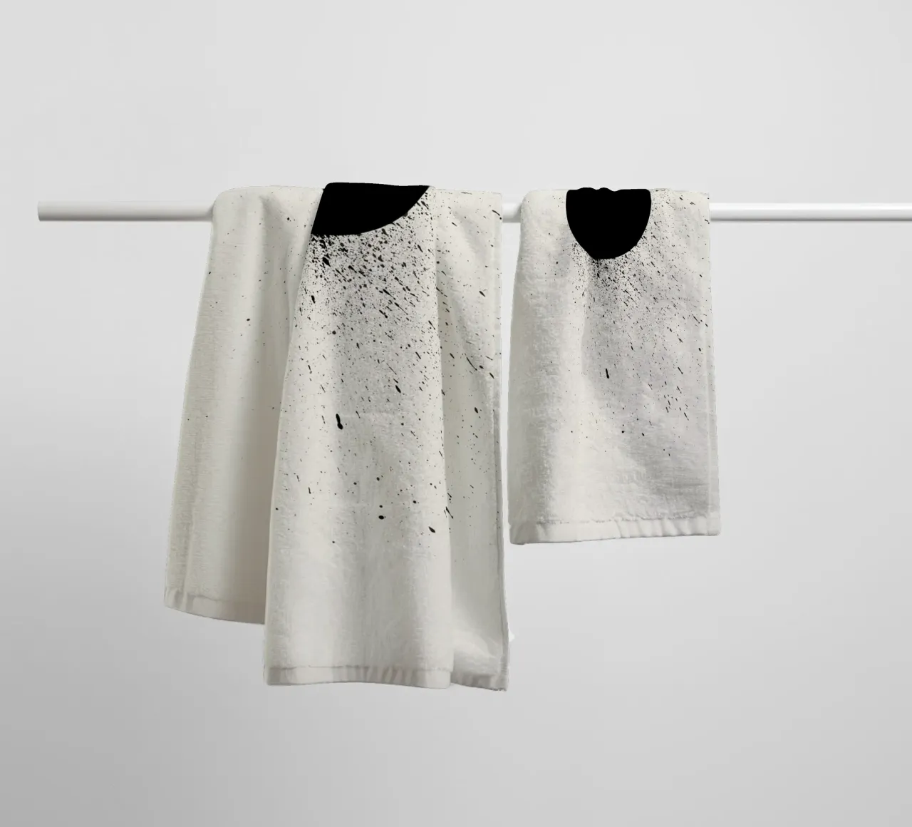 Void towel by Rose Beck Art