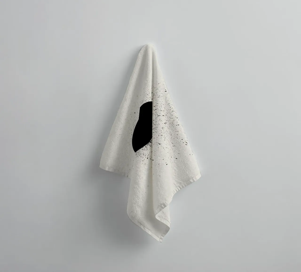 Void towel by Rose Beck Art