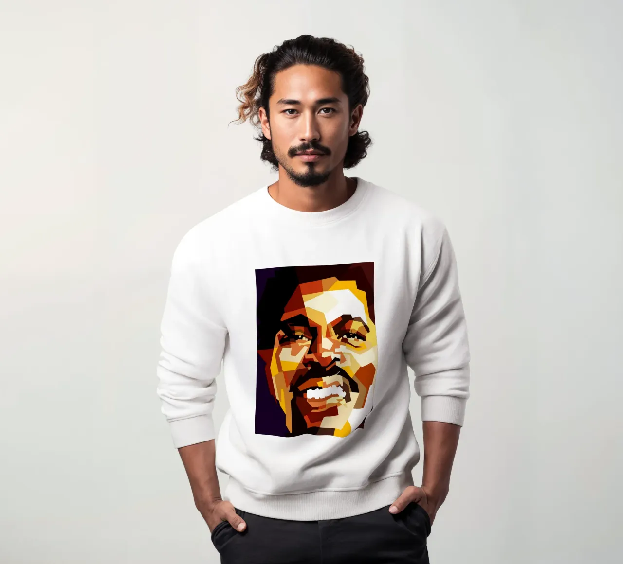 Billy Ocean cantante pop anni '80 felpa da Artkreator