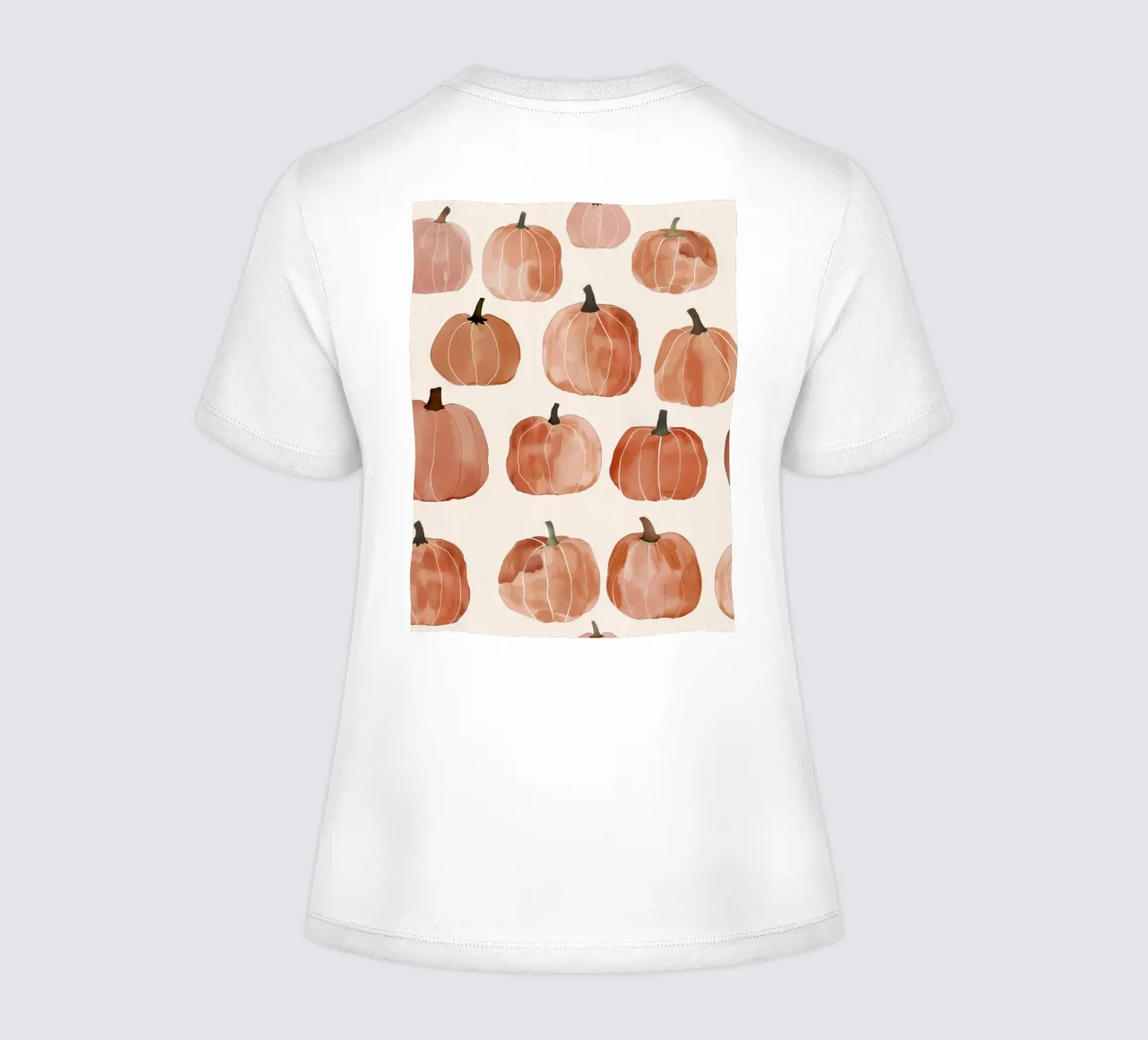 Boho Autunno Zucche Accogliente Cottagecore Autunno Illustrazione t-shirt da donna da Gentle Echoes Art