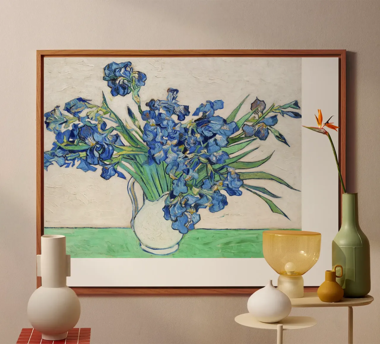 Vincent van Gogh – Irises (1890) alu-dibond by Classic Art Prints