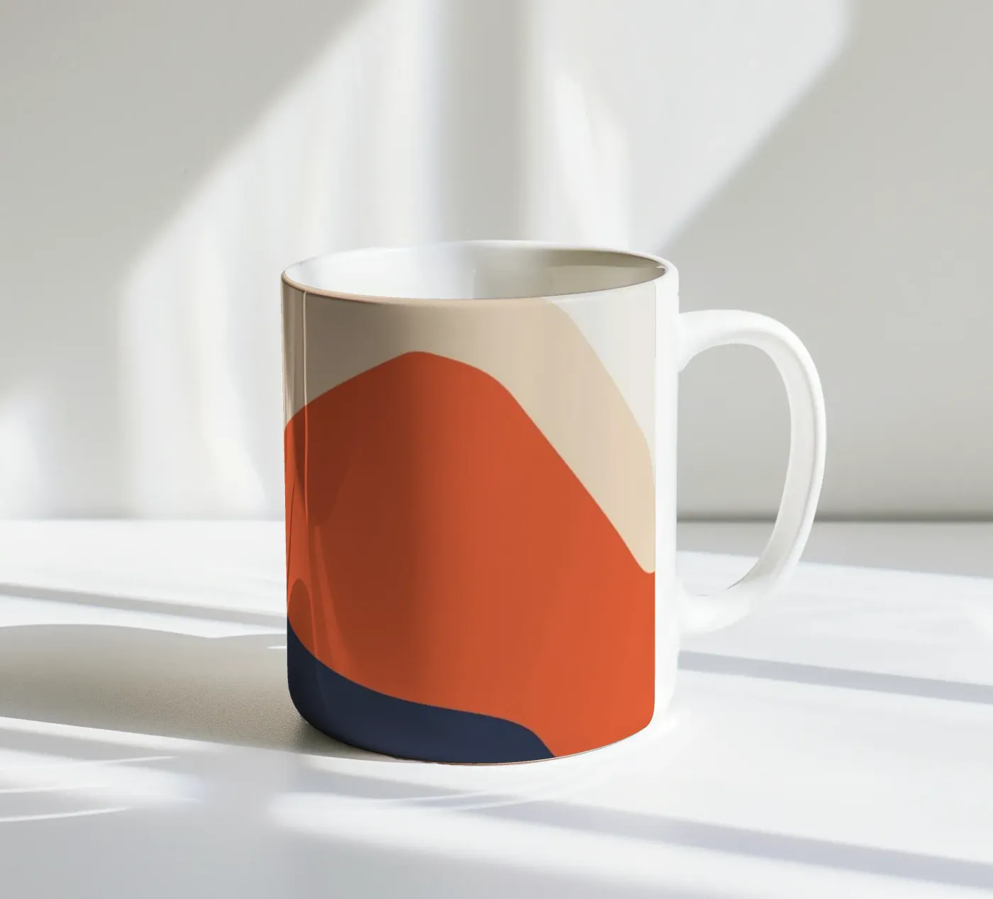 Rolling Hills tazza in ceramica da Rose Beck Art